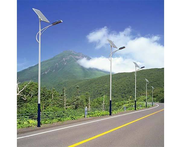 6米海螺臂太阳能路灯