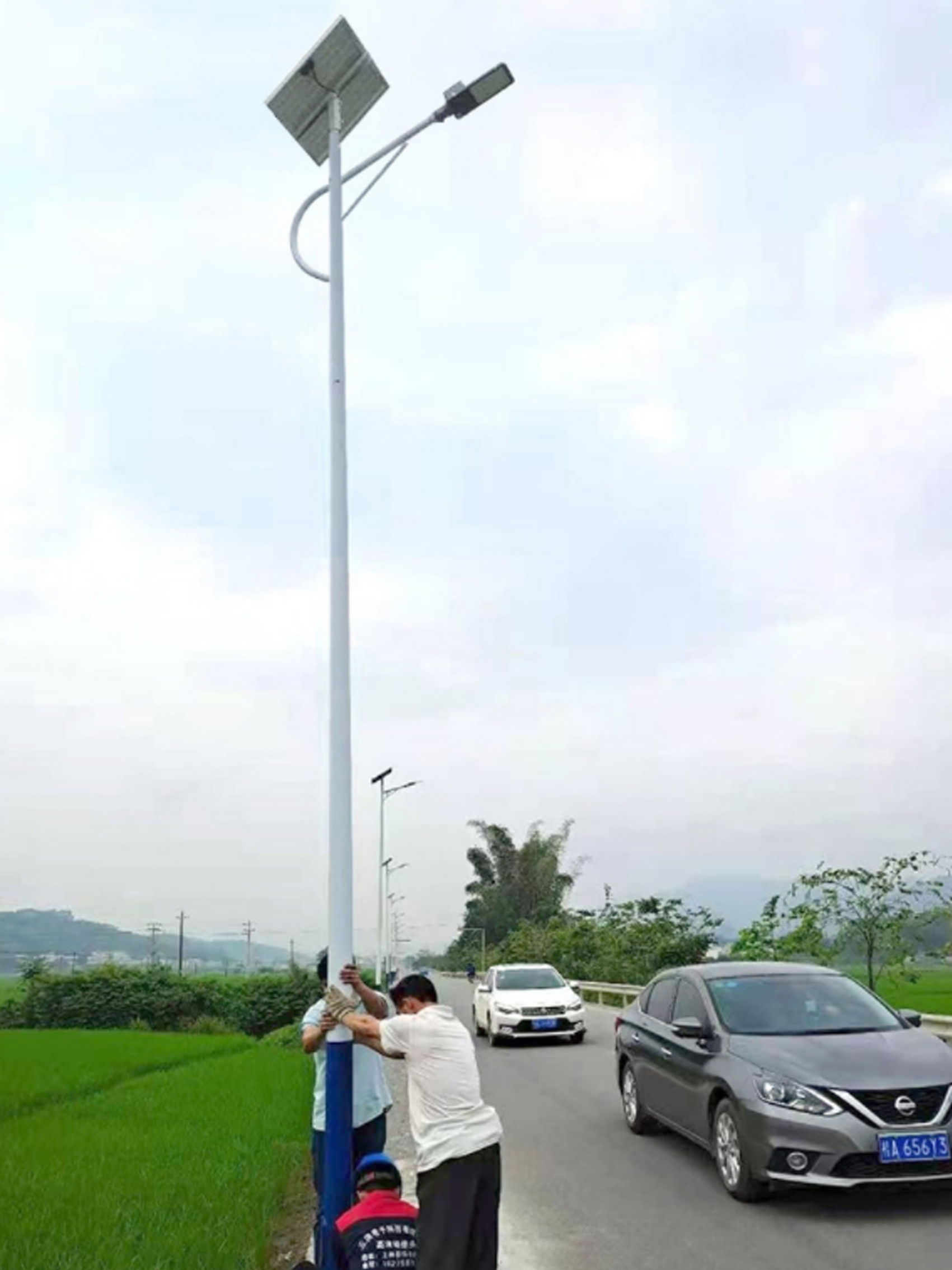 郑州海螺臂太阳能路灯